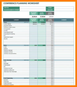 blank corporate event planning meeting template excel