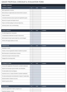 blank grant writing strategy meeting template word