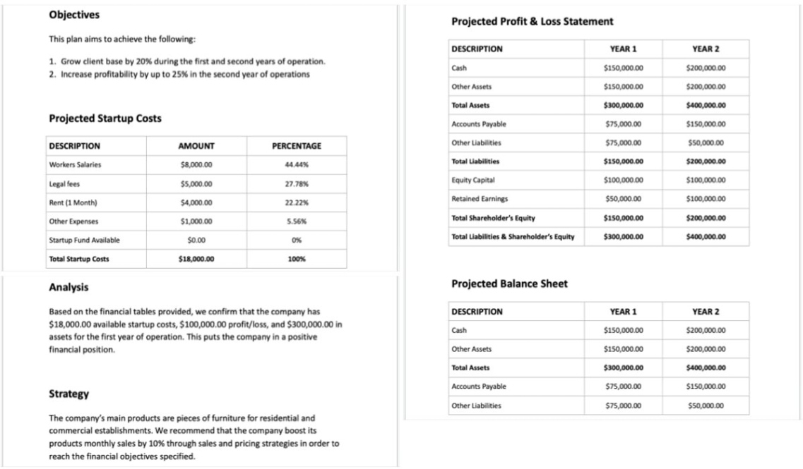 editable financial planning session meeting template