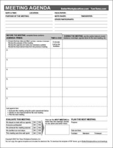 editable human resources policy update meeting template sample