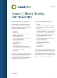 free blank fundraising strategy discussion meeting template