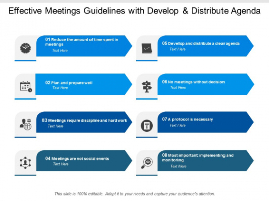 free blank guidelines for a comprehensive meeting template excel