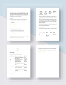 free blank internal communications strategy meeting template pdf