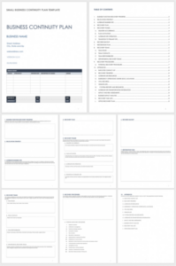 free editable business continuity planning meeting template