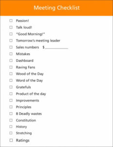 free printable guidelines for a comprehensive meeting template word