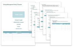 free sample change management planning meeting template word