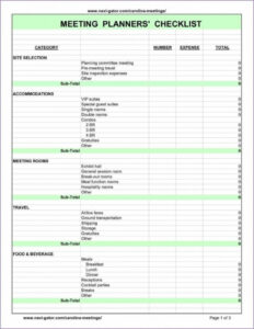 free sample content creation planning meeting template sample