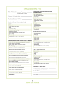 printable community outreach program meeting template