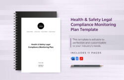 sample health and safety compliance meeting template doc