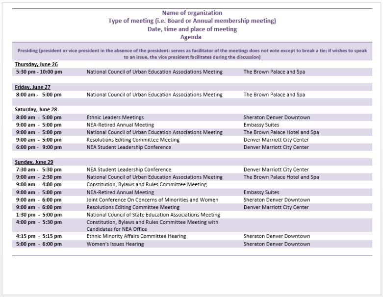 blank finance committee meeting minutes template word