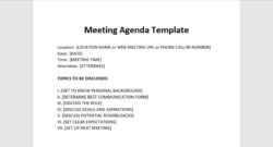 blank first one on one meeting with employee template example