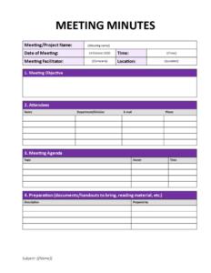 blank llc board meeting minutes template excel