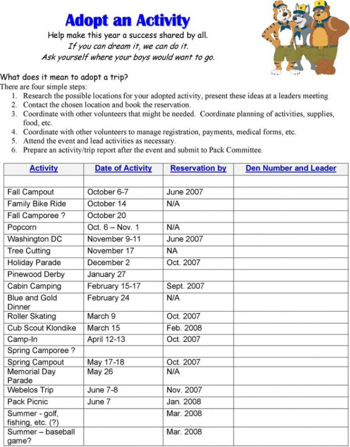 editable boy scout committee meeting minutes template example