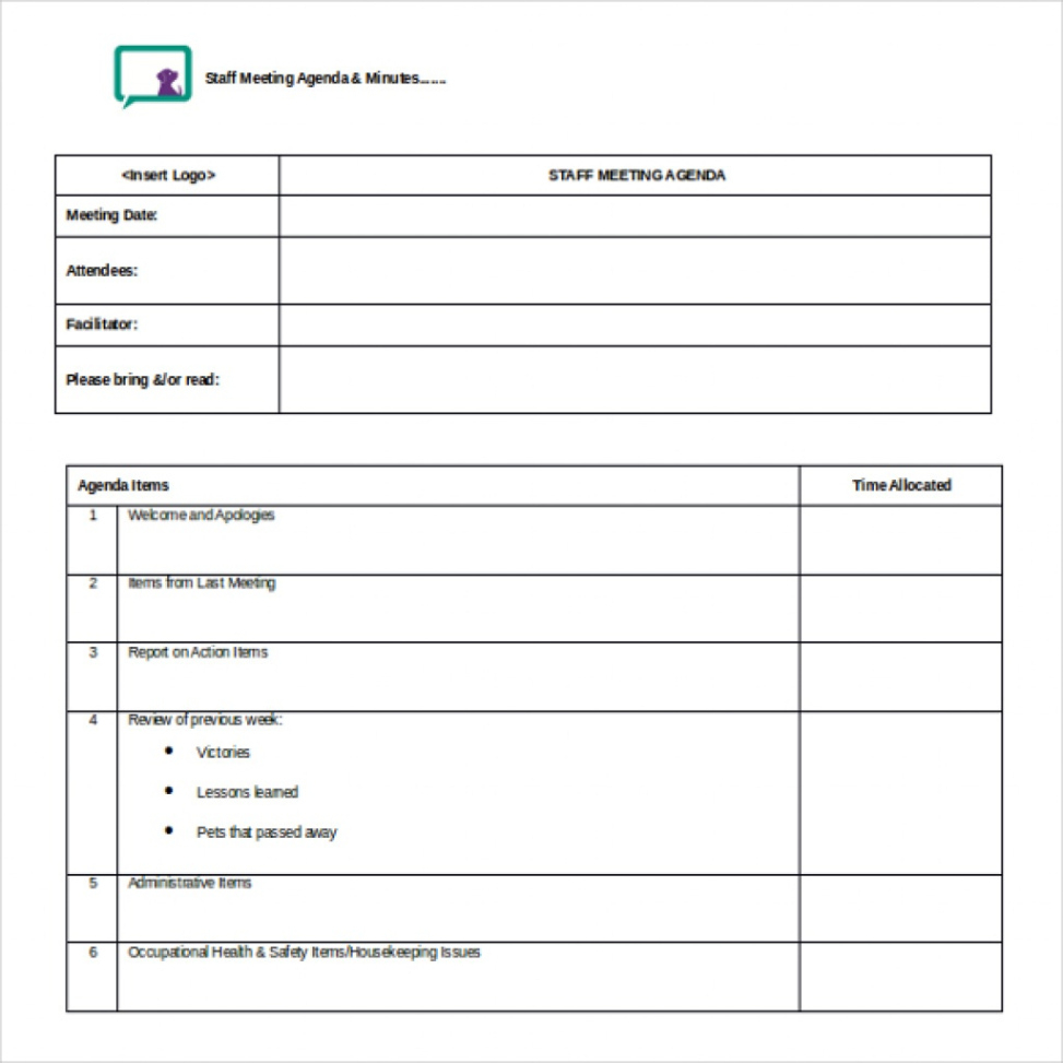 editable official board meeting minutes template excel