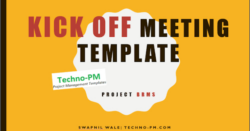 free blank internal project kick off meeting template excel