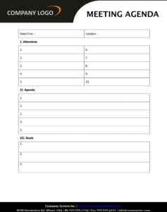 free blank monthly one on one meeting template doc