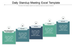 free editable daily stand up meeting template pdf