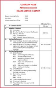 free printable compliance committee meeting minutes template example