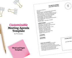 free sample pto board meeting minutes template word