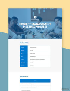 sample software project meeting minutes template doc