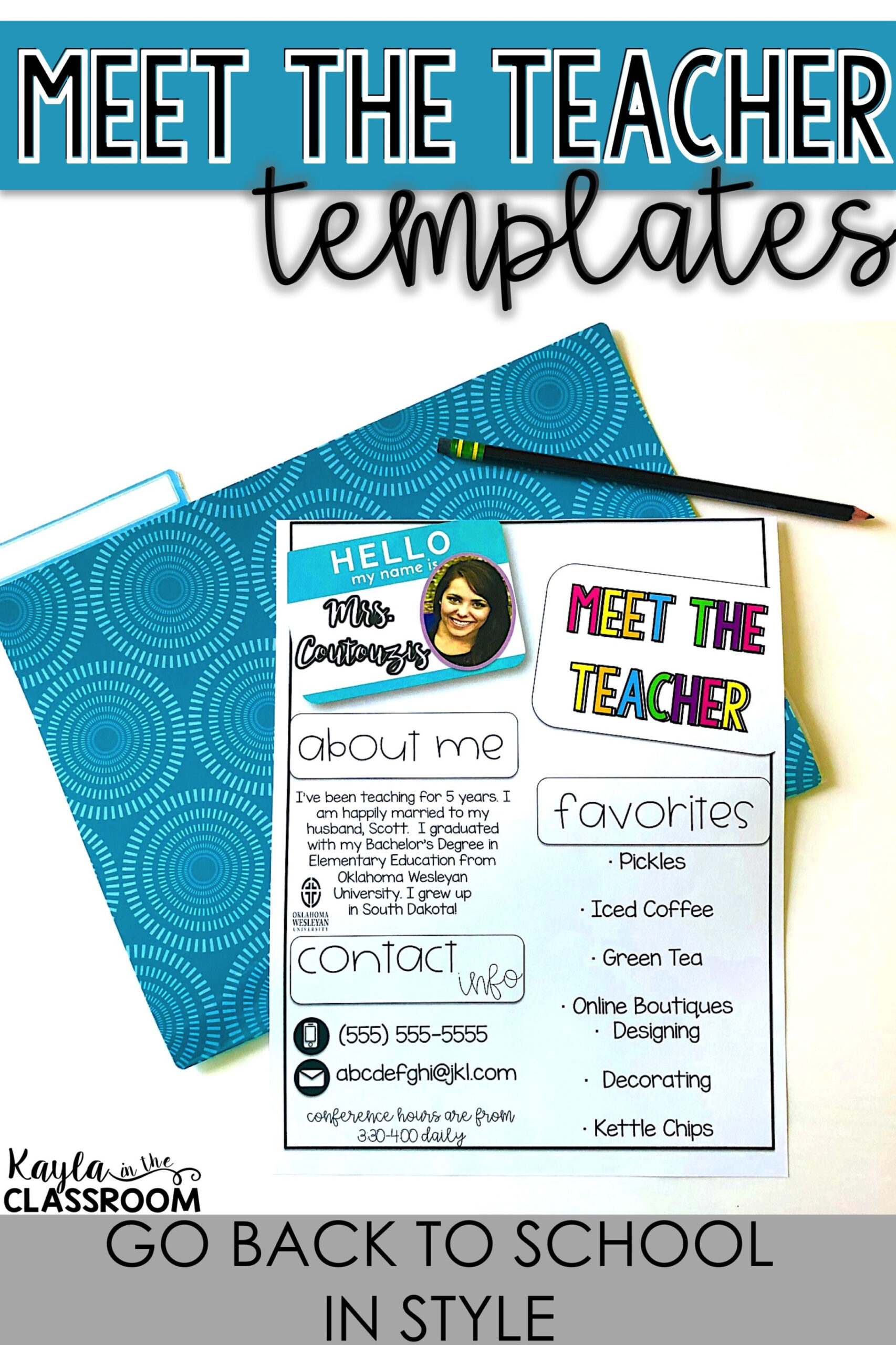 Editable Bilingual Meet The Teacher Template Pdf