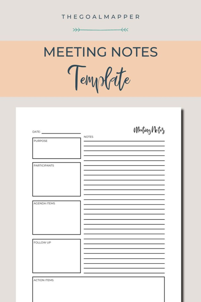 Free Blank Client Meeting Recap Template Word