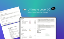 Free Blank Eos Level 10 Meeting Template Word