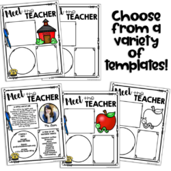 Free Blank Preschool Meet The Teacher Template Doc