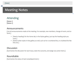 Free Editable Client Meeting Summary Template Pdf