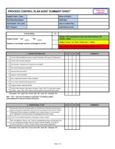 Free Editable Exit Meeting Internal Audit Template Excel