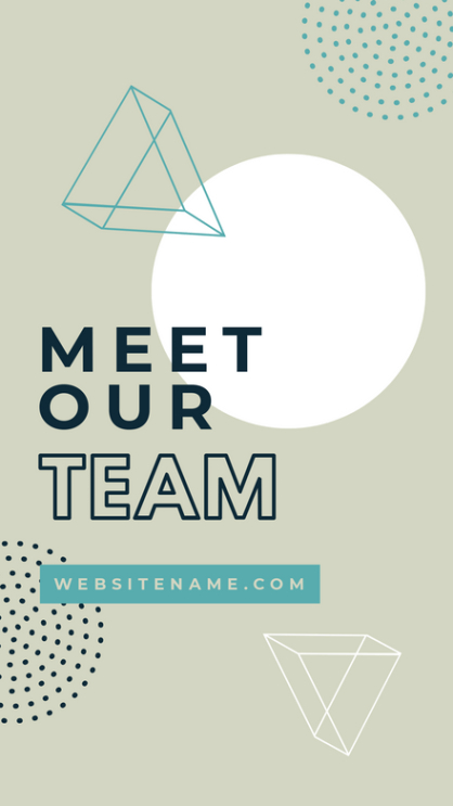 Free Editable Meet The Team Instagram Post Template Word