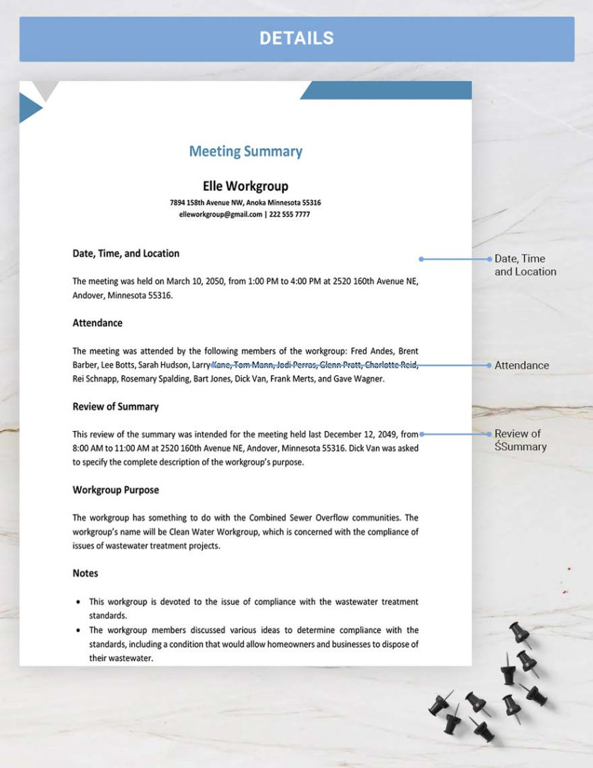 Free Editable Sales Meeting Recap Template Excel