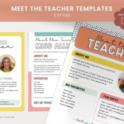 Free Printable Back To School Meet The Teacher Template