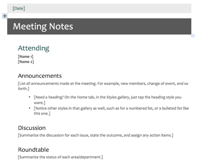 Free Sample Customer Meeting Summary Template Sample