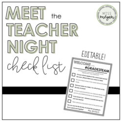 Free Sample Open House Meet The Teacher Template Excel