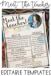 Free Sample Preschool Meet The Teacher Template Doc