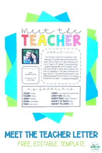 Sample Bilingual Meet The Teacher Template Excel