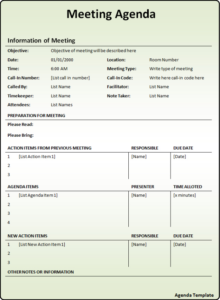 Sample Dental Office Staff Meeting Template Example