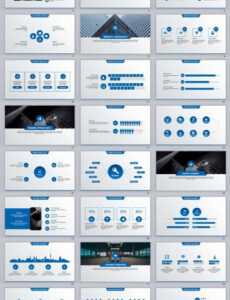 30 Blue Lowpoly Design Powerpoint Templates  Powerpoint Design Blue And White Presentation Template Word