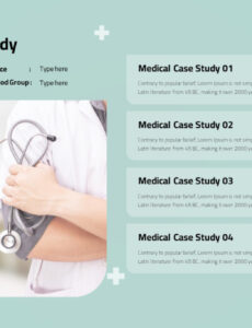 Attractive Medical Case Presentation Template  Slidekit Case Study Interview Presentation Template Doc