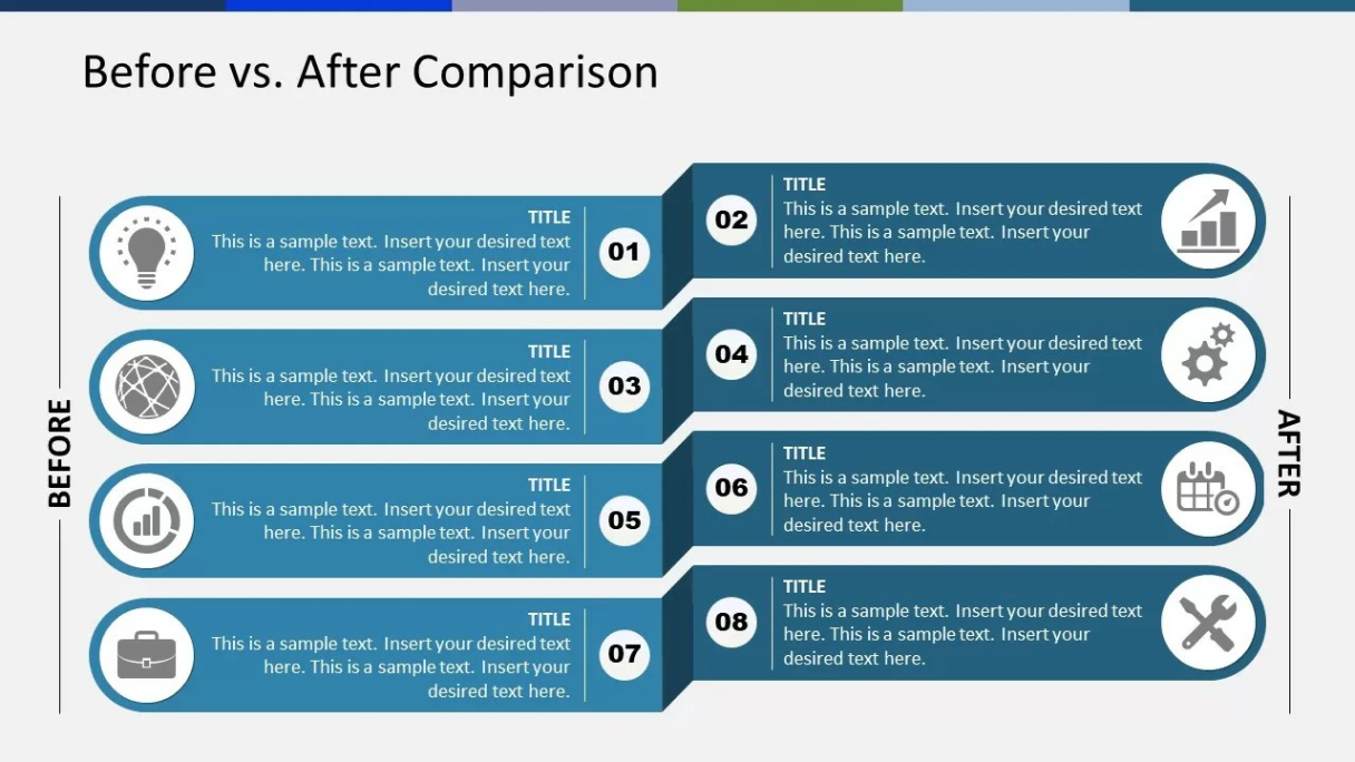 Before And After Ppt Template Before And After Presentation Template Example