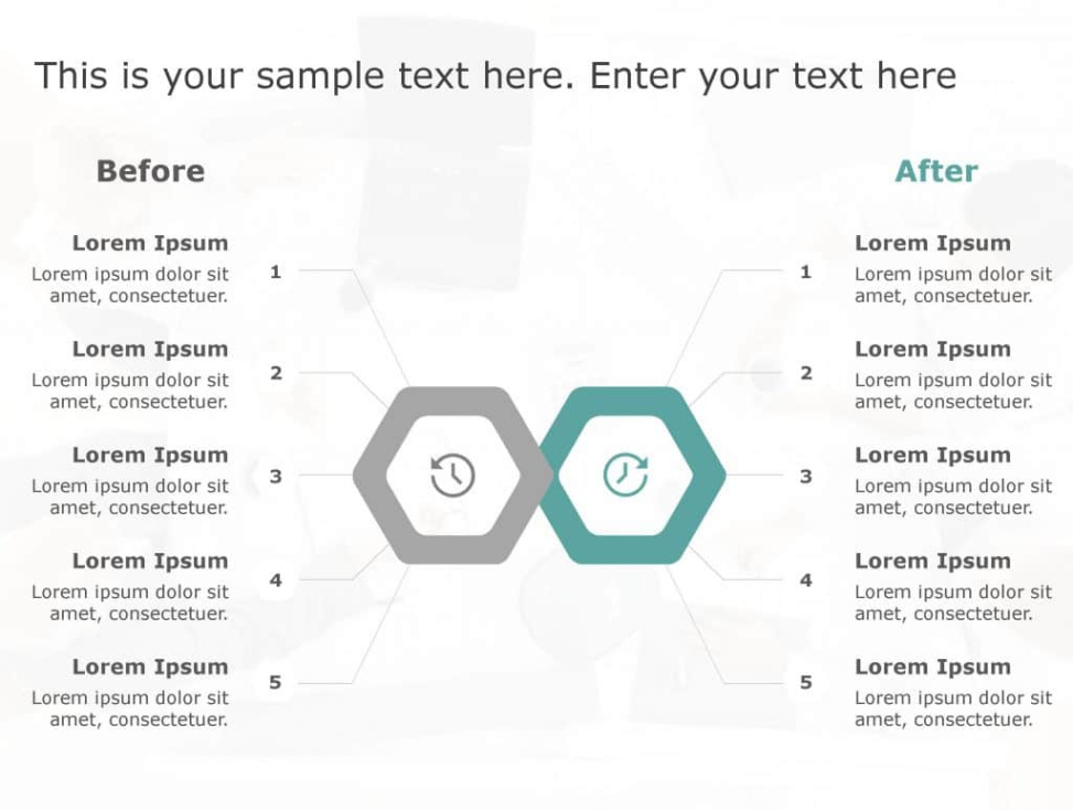 Editable Before After 24 Powerpoint Template Before And After Presentation Template Example