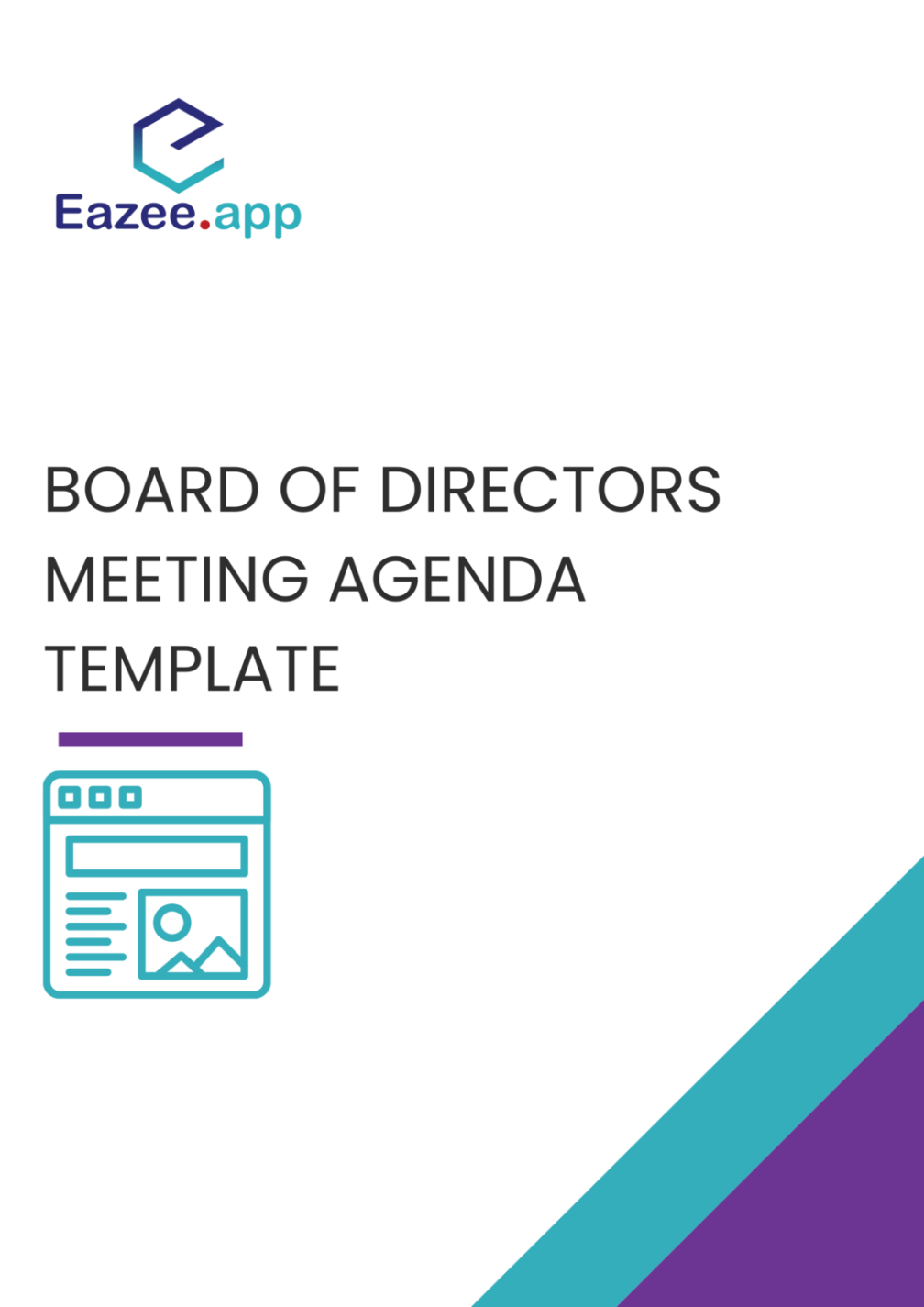 Editable Board Of Directors Meeting Template Word