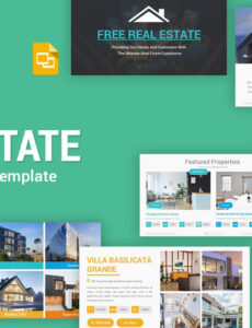 Editable Free Real Estate Google Slides Template Design  Slidesalad Real Estate Listing Presentation Template Pdf