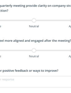 Editable Incorporating Feedback Into A Meeting Template Doc