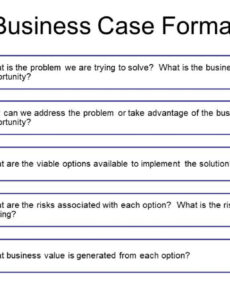 Editable One Page Business Case Template Ppt Business Case Study Presentation Template