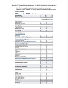 editable profit  loss statement sample  fill and sign printable template standard profit and loss statement template doc