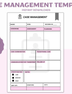 Editable Social Work Case Management Template Fill Online Prin  Vrogueco Social Work Case Presentation Template Pdf