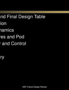 Free Aae 451 Senior Design  Critical Design Review  Ppt Download Critical Design Review Presentation Template Pdf