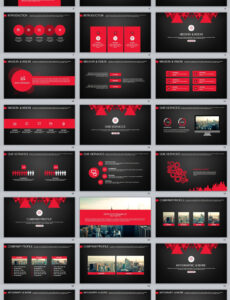 Free Powerpoint Backgrounds Black And Red Black And Red Presentation Template Example